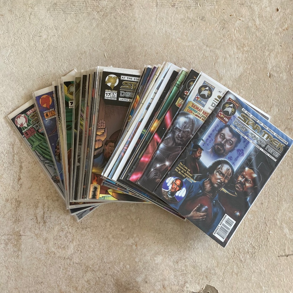28 Star Trek Deep Space Nine Malibu Comics New